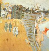 Edouard Vuillard Quay Le Pouliguen oil painting